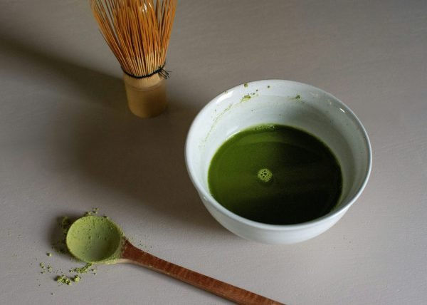 matcha prep setup