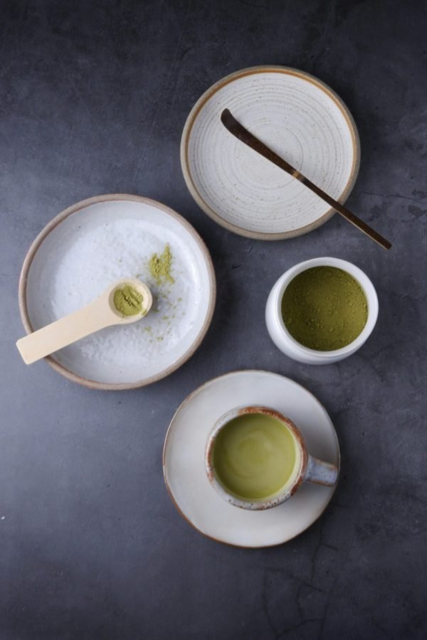 matcha prep setup