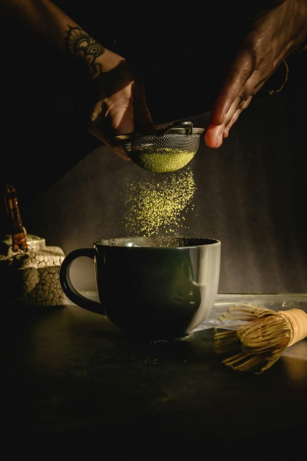 matcha being prepared