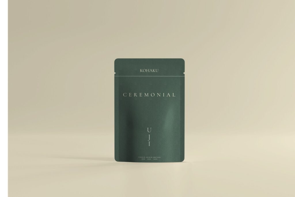 Kohaku Ceremonial Uji matcha pouch